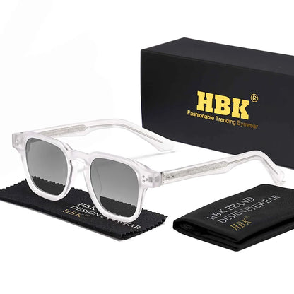HBK Fashion Square Men Sunglasses Women Core Insert Temple Luxury Brand Sun Glasses Travel Beach Party Festiva Gifts