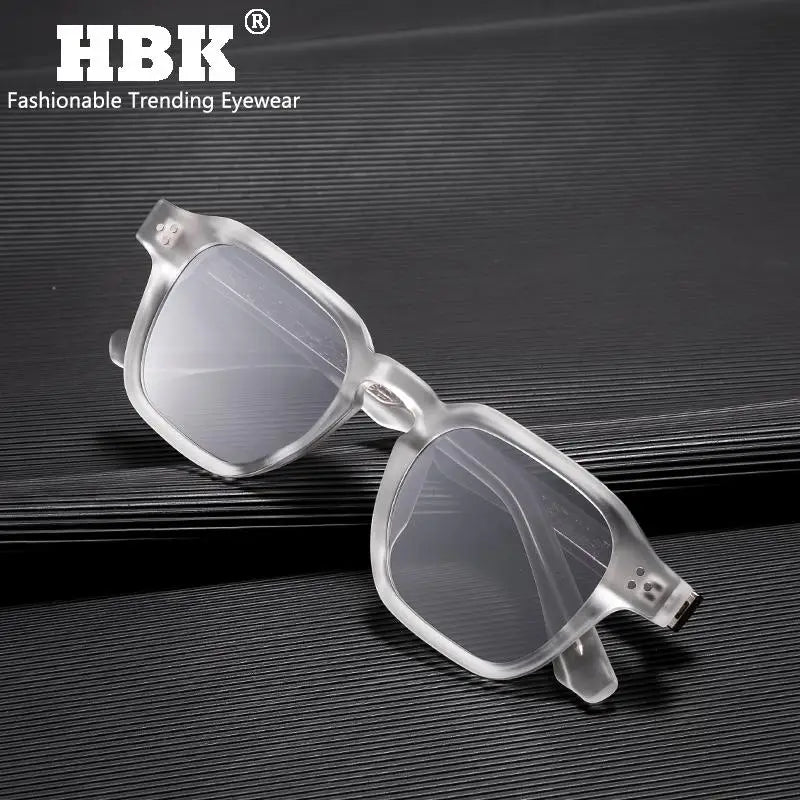 HBK Fashion Square Men Sunglasses Women Core Insert Temple Luxury Brand Sun Glasses Travel Beach Party Festiva Gifts